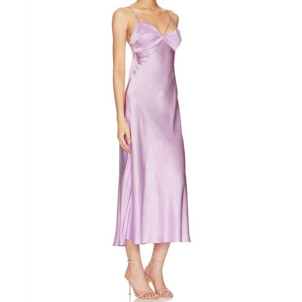 Revolve Dannijo Silk Midi Dress